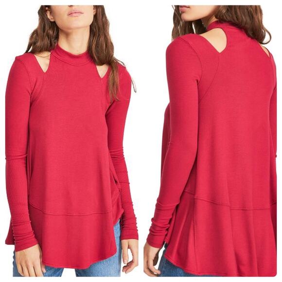 Free People Downtown Girl Tunic Top in Apple Valley - Picture 1 of 7